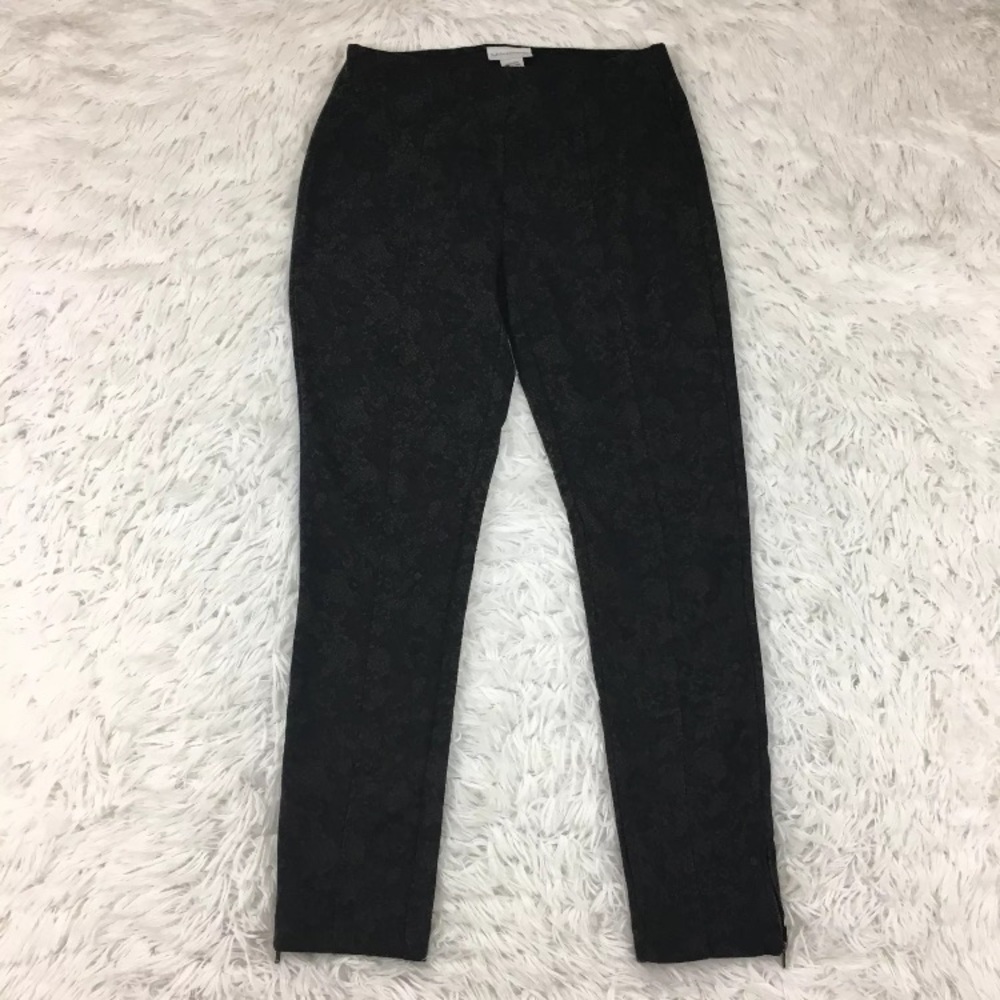 Soft Surroundings Brocade Lace Print Pants